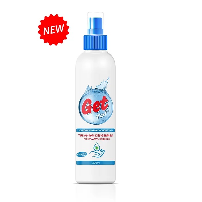 70% hydroalcoholic solution, Blue 300ml